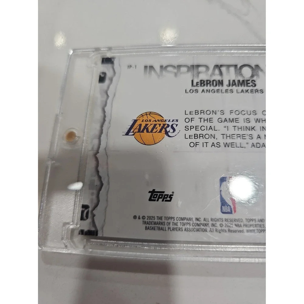 2025-26 Topps Chrome - Inspirational LeBron James #IP-1 Magenta Refractor /399